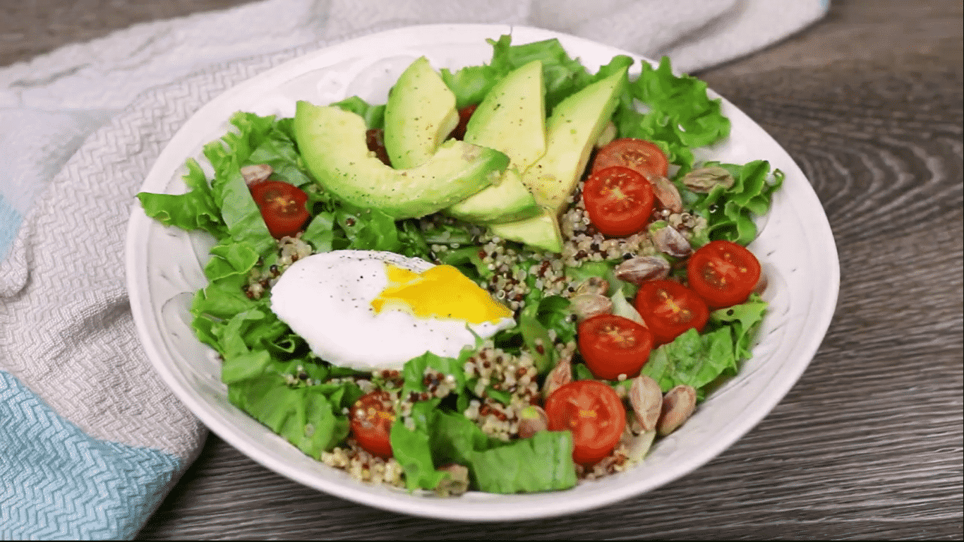Poached Egg & Avocado Breakfast Salad Healthy Nutrition.ph™