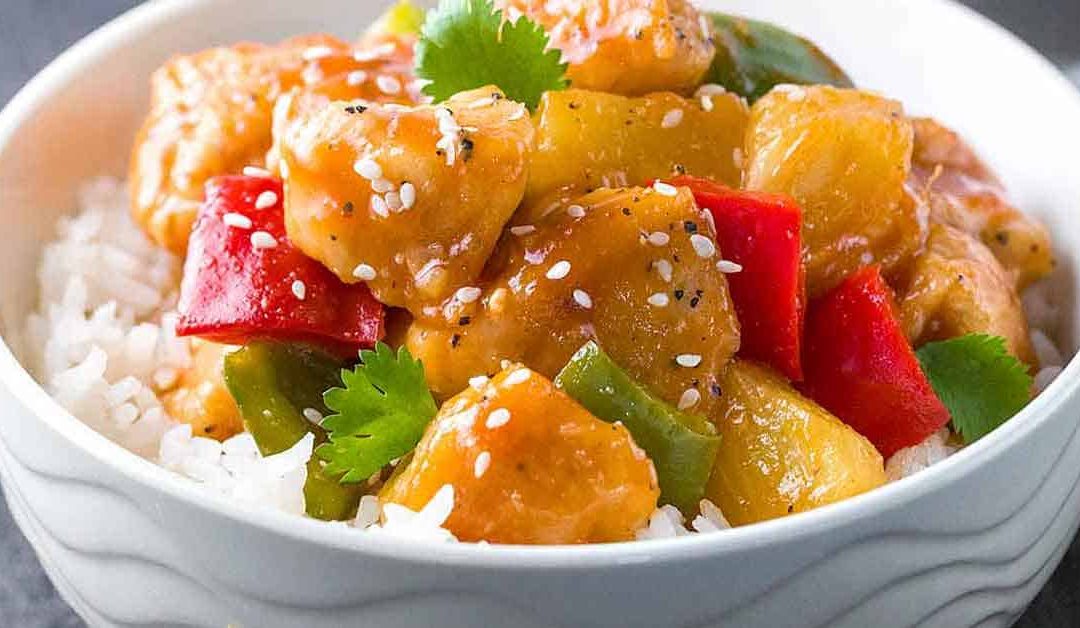 Sweet-and-Sour Chicken Bowl |Healthy Recipe